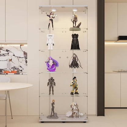 LFT HUIMEI2Y Glass Display Cabinet 5-Shelf - Image 9