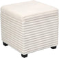 ABHENG 17.7 inches Faux Fur Ottomans Cube by Liveinacomfortablehome