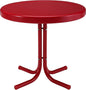 Crosley Furniture Griffith Weather Resistant Retro Metal Outdoor Side Table by CrosleyFurniture