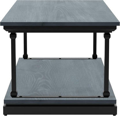 24/7 Shop at Home Ambridge Transitional Multi-Storage Wood 3-Piece Coffee Table - Image 8