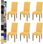 BIETYONE Stretch Dining Chair Covers Set of 6, Soft Removable Washable Kitchen by BIETYONE