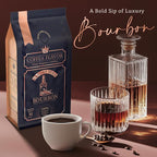Flavored Ground Coffee – Bourbon, 100% Arabica, Single Origin, Medium Roast, USDA Organic, Naturally Flavored – by Coffea Flavor