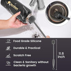Lexlion 32 Oz Triple Walled Insulated Stainless Steel Tea Infuser Bottle, Fruit Infuser, Leakproof, Sweatproof
