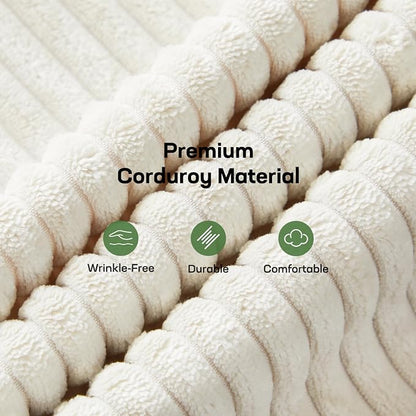 Marsail 66" Futon Sofa Bed, Convertible Corduroy Futon Couch - Image 8