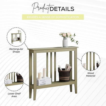 Kings Brand Furniture Narrow Console Table - Image 3