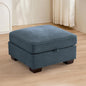 TEKAMON 27.5" Storage Ottoman, Square Footrest by TEKAMON