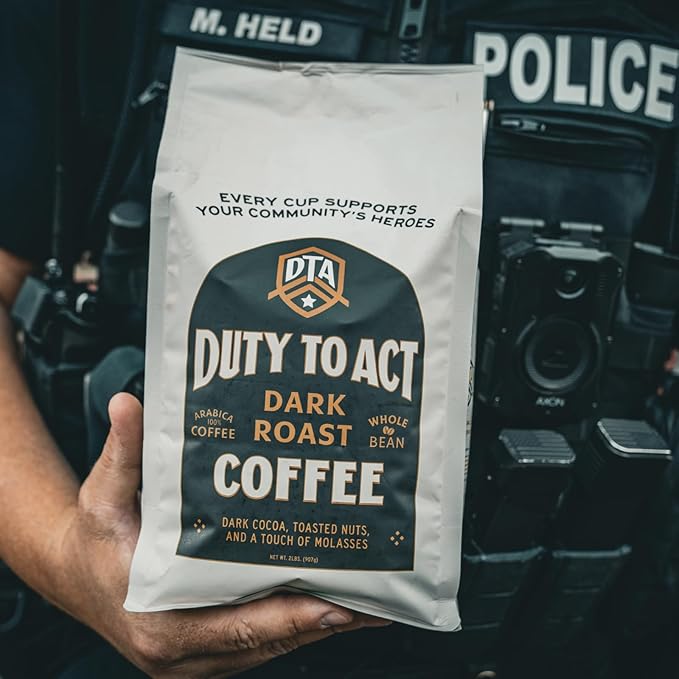 Duty to Act Medium Roast & Dark Roast Whole Bean Coffee, 2 lb. (Variety Pack)