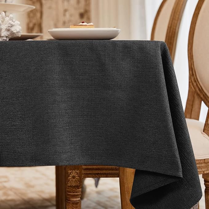 BALCONY & FALCON Rectangle Tablecloth Washable Wrinkle Resistant and Water by BALCONYFALCON