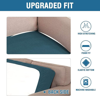 H.VERSAILTEX Super Stretch Individual Seat Cushion Covers Sofa Covers Couch - Image 6