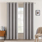 MIULEE 100% Blackout Linen Curtains by MIULEE