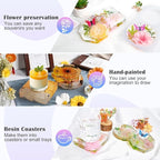 Deep Coaster Resin Molds Silicone Octagon Round Square Silicone Molds for Resin Epoxy Resin Casting Craft Mold for Flower Preservation DIY Art