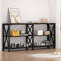 LVB Industrial Entryway Table, Farmhouse Rustic Console Tables Behind Couch by LVB