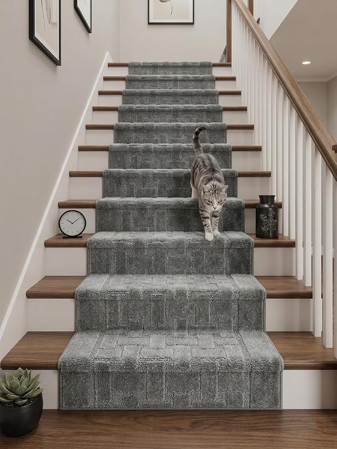 Runner Rug 34 ft, Extra Long Non-Slip Washable Rug, Rubber Backing, Rolled in - Image 8