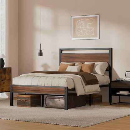 Z-hom Easy Assembly Sturdy Metal Platform Bed, Full Size Bed Frame - Image 3