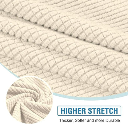 H.VERSAILTEX Sectional Couch Covers 4 Pieces Sofa Seat Cushion Covers L Shape - Image 5