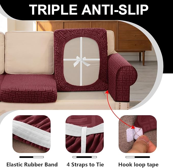 UNBBRRL Stretch Couch Armrest Covers - Image 3