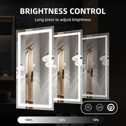 72x36 Inches LED Bathroom Mirror - Image 5