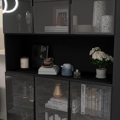 Mekminop Glass Doors Display Cabinet - Image 5