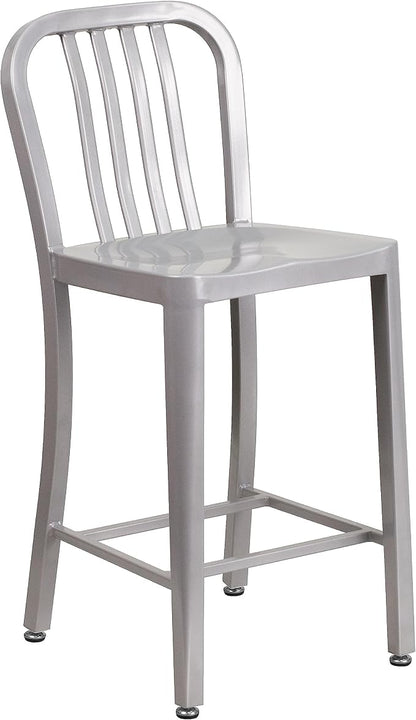 Flash Furniture 24" Commercial Grade Metal Counter Height Stool by FlashFurniture