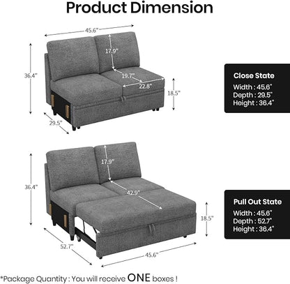 Belffin Sectional Sleeper Sofa - Image 3
