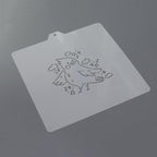 PYO Cookie cutter and stencil set starter kit Baking stencils and cutters bundle DIY bakery decorating kit Paint Your Own Cookie cutter with stencils Icing stencil and cookie cutter combo(PYO Set)