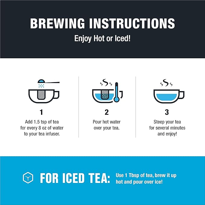 Tiesta Tea - Cherry Punch, Loose Leaf, Sweet Cherry Herbal Tea, Premium Blend, Non-Caffeinated, Makes Hot or Iced & Brews Up to 25 Cups, 2oz Resealable Pouch