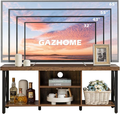GAZHOME TV Stand for TV up to 55 Inches, TV Cabinet - Image 4