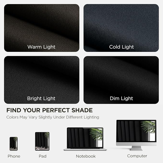 Joydeco 90 Inch Blackout Curtains - Image 7