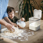 Flour Container 20LBS - 10 L /10.5 QT /10 KG - Rice Container Storage Food Grain Container Bins Household for Kitchen Pantry Organization (11L)