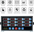 Kitchen Timers for Cooking, 12 Channel, Commercial Grade, Stainless Steel, LED Digital, Loud Alarm