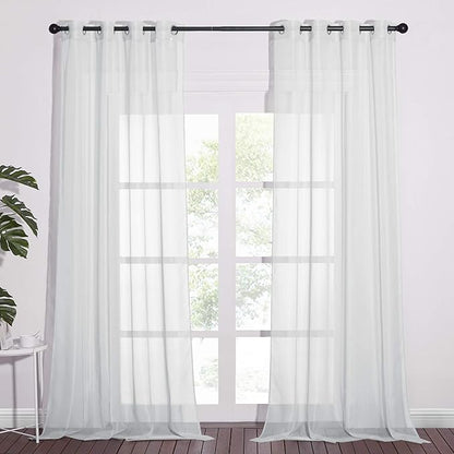NICETOWN Long Sheer Curtain Panels by NICETOWN