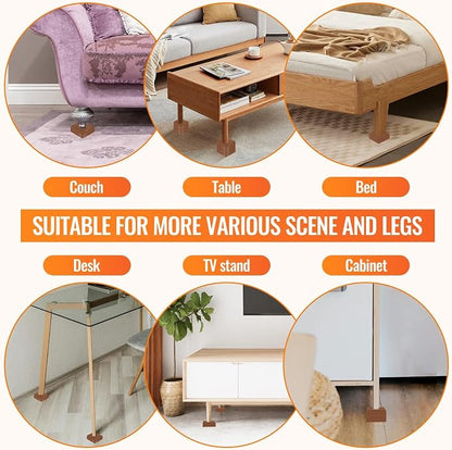Furniture Risers, 4 Pack Bed Risers - Image 6