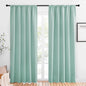 NICETOWN Window Curtains Blackout Drapes, Aqua Blue, 1 Pair, 52 by 84-Inch by NICETOWN