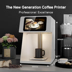 Coffee Latte Art Machine - 5-Second Custom Coffee Printer for Lattes, Breads & Cookies | Boost Drink Interest & Social Media Buzz | Perfect for Cafés, Bakeries & Home Use | 600DPI Resolution