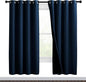 NICETOWN Moroccan Blue Full Shade Curtain Panels, Pair of Thermal Insulated & by NICETOWN