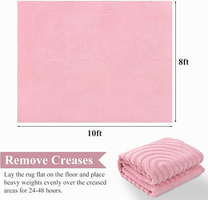 Pauwer 8x10 Area Rugs for Living Room, Modern Non Slip Washable Rug, Soft Fluffy - Image 2