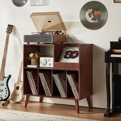 LELELINKY Large Record Player Stand, Turntable Stand - Image 8