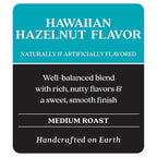 Copper Moon Single Serve Coffee Pods for Keurig K Cup Brewers (Hawaiian Hazelnut - Medium Roast) 12 Count