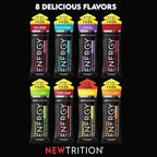 NewTrition® Extra Strength Energy Shots, 250mg Caffeine Energy Shots with Vitamin B & Amino Acids, Sugar-Free Vitamin Energy Shot, 1.7 fl oz (Pack of 24, 4 Flavors-Mixed-1)