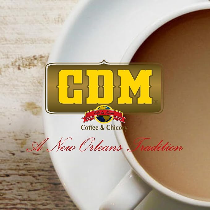 CDM Ground Coffee & Chicory Regular Grind, 13oz Bag (Pack of 12)