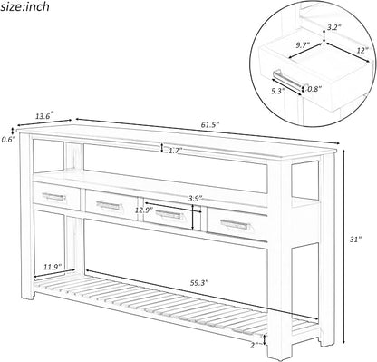 LKTART Console Table for Entryway - Image 3