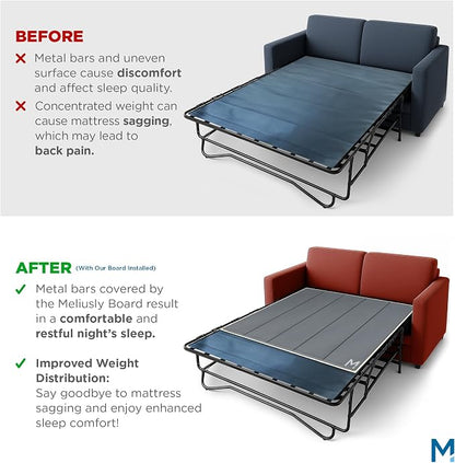 Meliusly Sleeper Sofa Support Board Full Size – Durable Support to Fix Sagging - Image 3