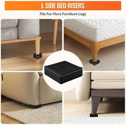 shouwuhho Furniture Risers, 12 Pack Bed Risers - Image 3