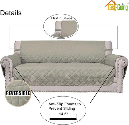 Easy-Going Reversible Couch Cover, 3 Cushion Sofa, Water Resistant Furniture Mat - Image 3