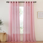 NICETOWN Soft Sheer Pink Curtains 96 inches Long by NICETOWN