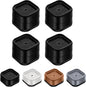 Furniture Risers Adjustable Bed Risers Heavy Duty Lifts Height 2", Square by EnjoyLifeEnjoyHappiness