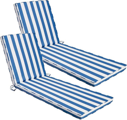 Chaise Lounge Cushions Outdoor Set of 2 by Iheqard