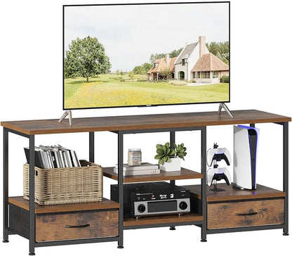 DUMOS 47 Inch TV Stand for 55-65 Inch TVs, Entertainment Center by DumosLifestyle