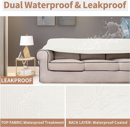 Easy-Going 100% Waterproof Oversized Loveseat Cover, Couch Cover - Image 3