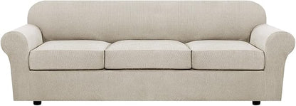 H.VERSAILTEX 4 Piece Stretch Sofa Covers by HVERSAILTEX